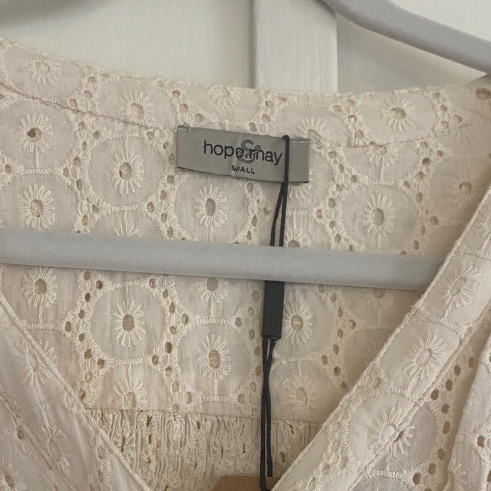 White Hope & May Eyelet Dress - Small - Picture 4 of 7